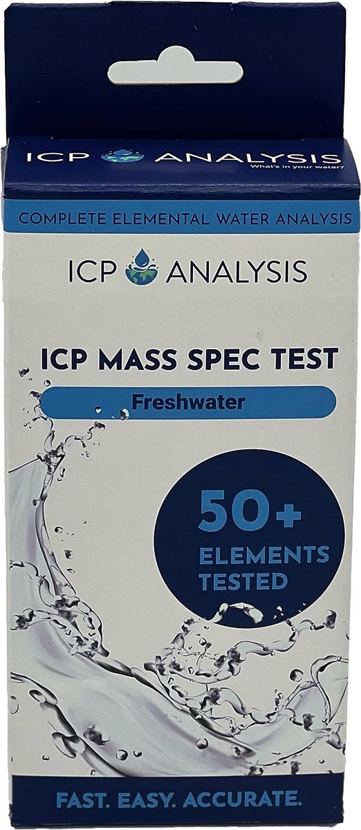 ICP Analysis ICP Mass Spec Test for Freshwater
