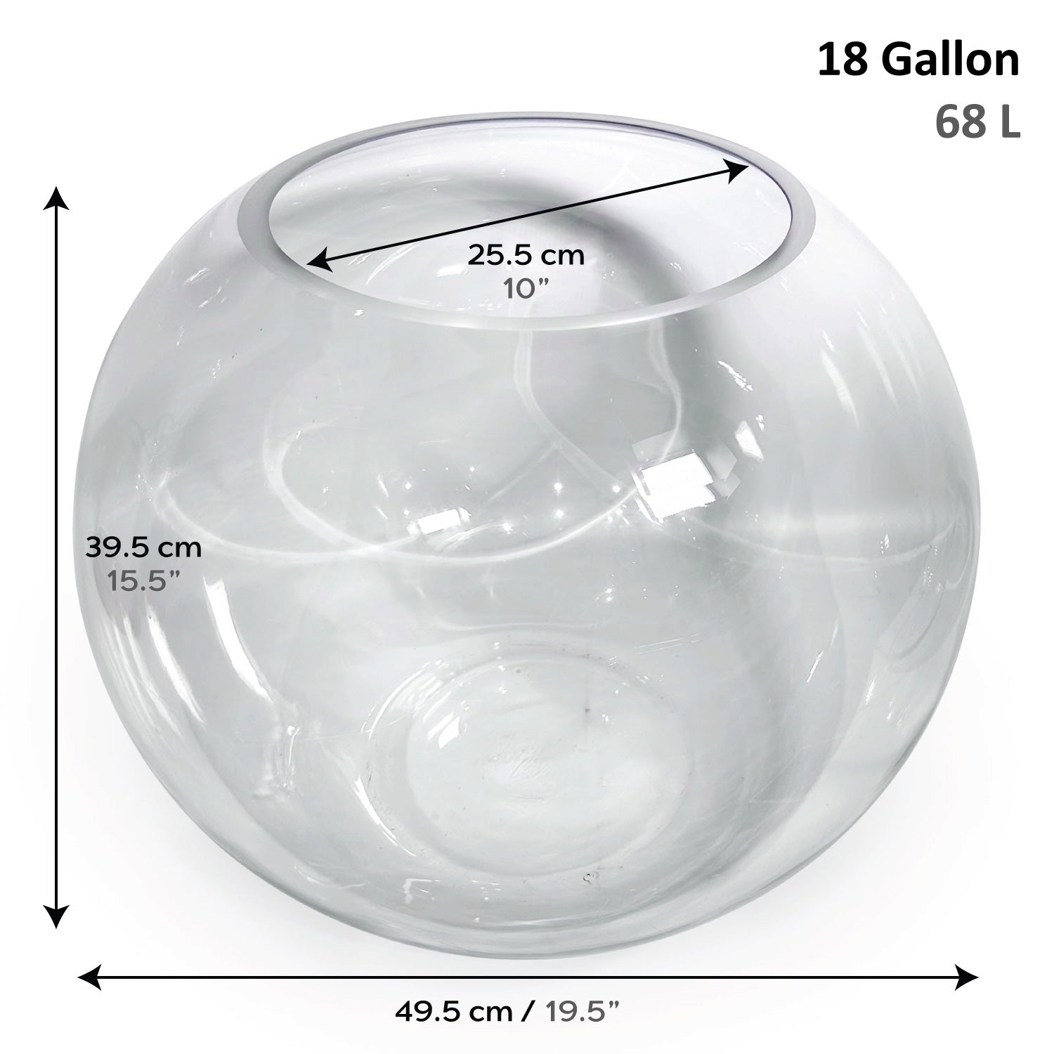 SR Aquaristik Glass Bubble Bowls