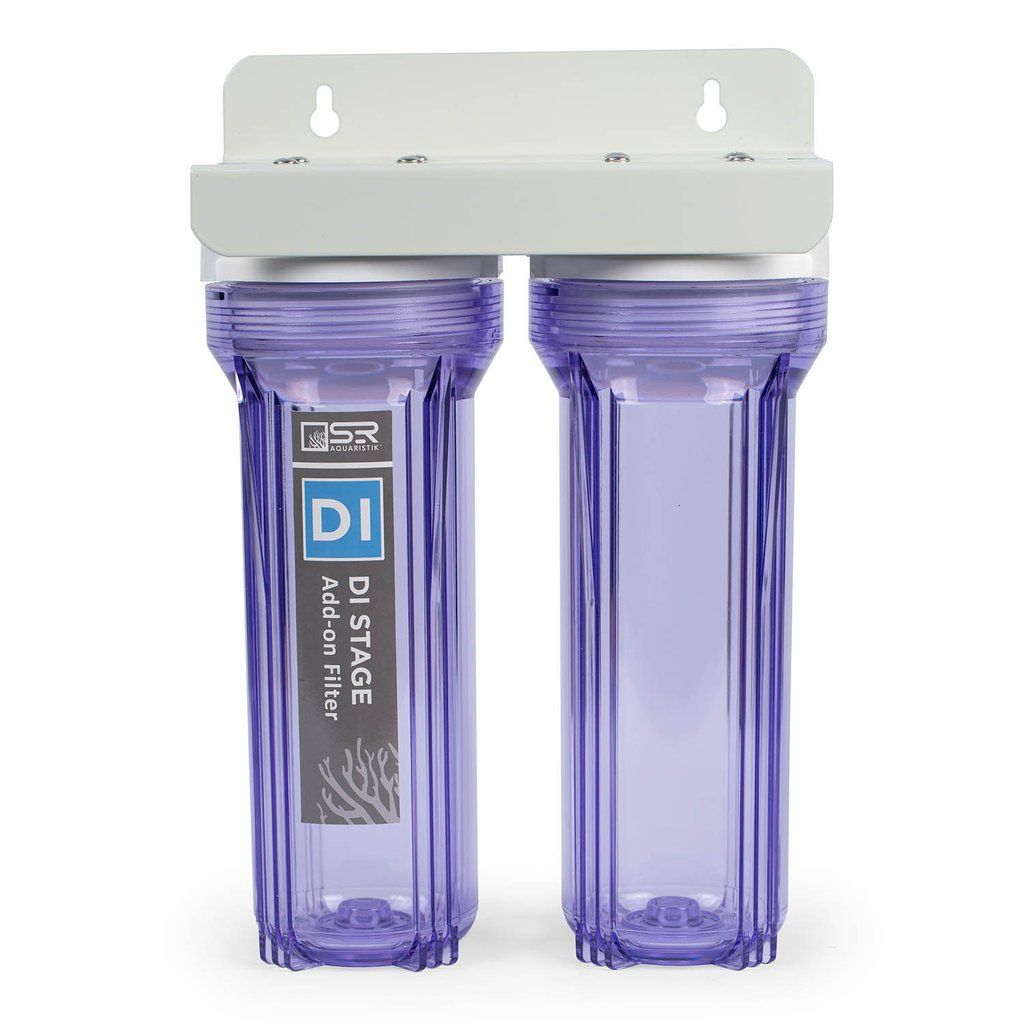 SR Aquaristik 10" Dual Reverse Osmosis and Reactor Canister with Mounting Bracket