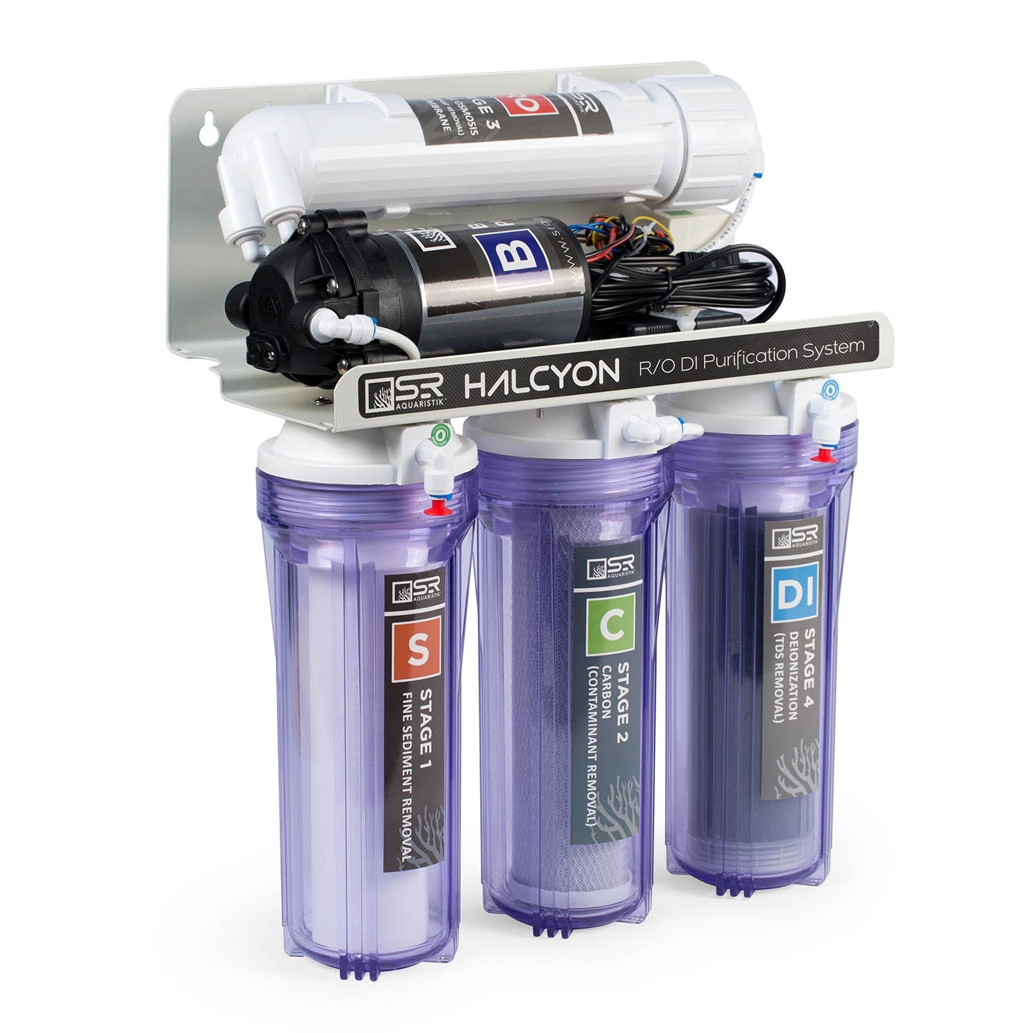 SR Aquaristik Halcyon 4 Stage PRO RO / DI Purification System