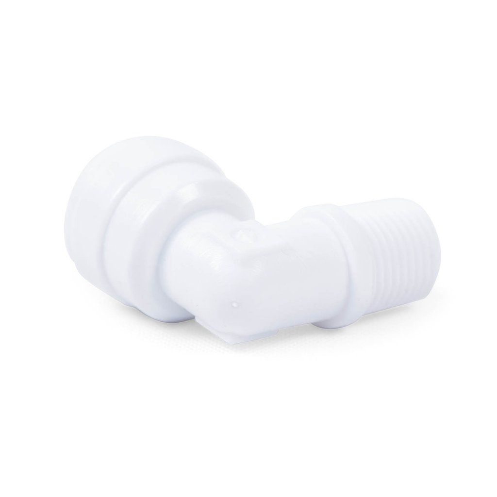 SR Aquaristik 1/4" Push x 1/8" MPT Elbow Fitting
