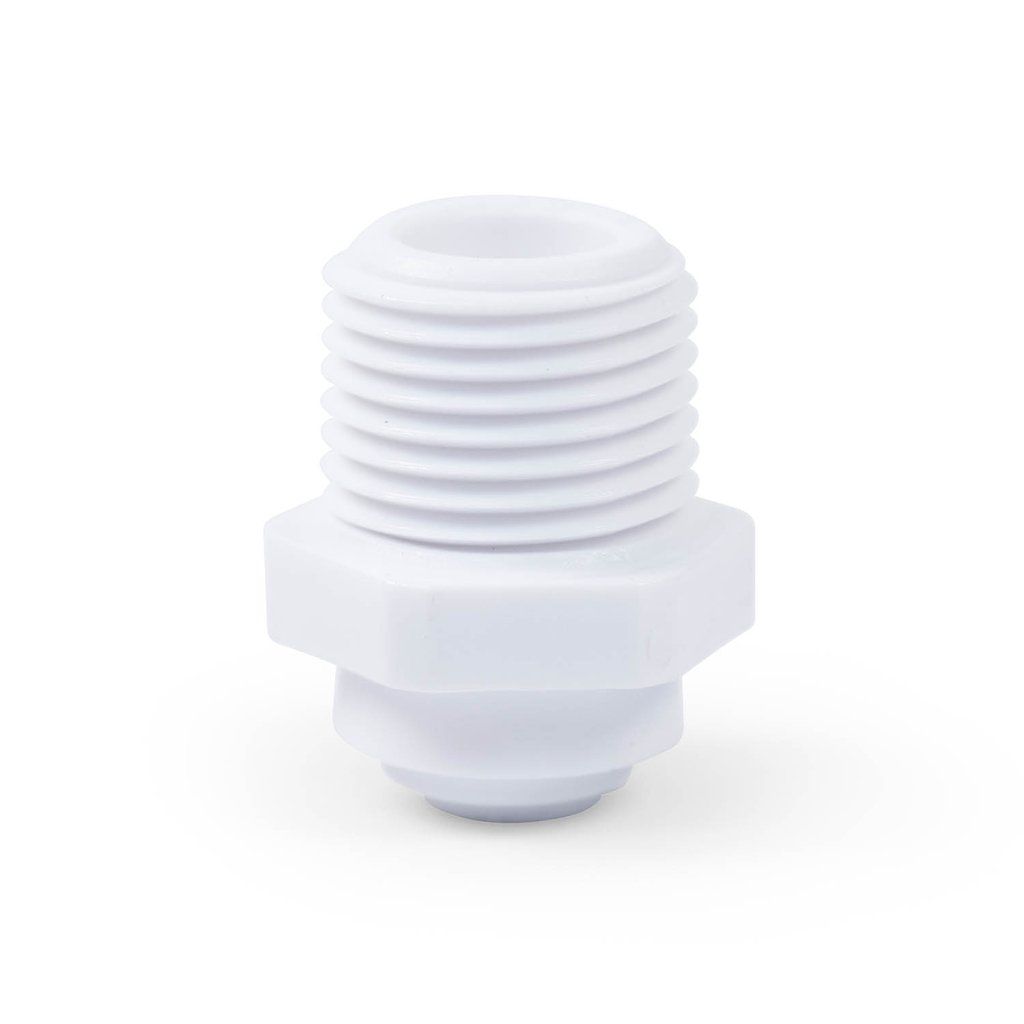 SR Aquaristik 1/4" Push x 1/2" MPT Straight Fitting