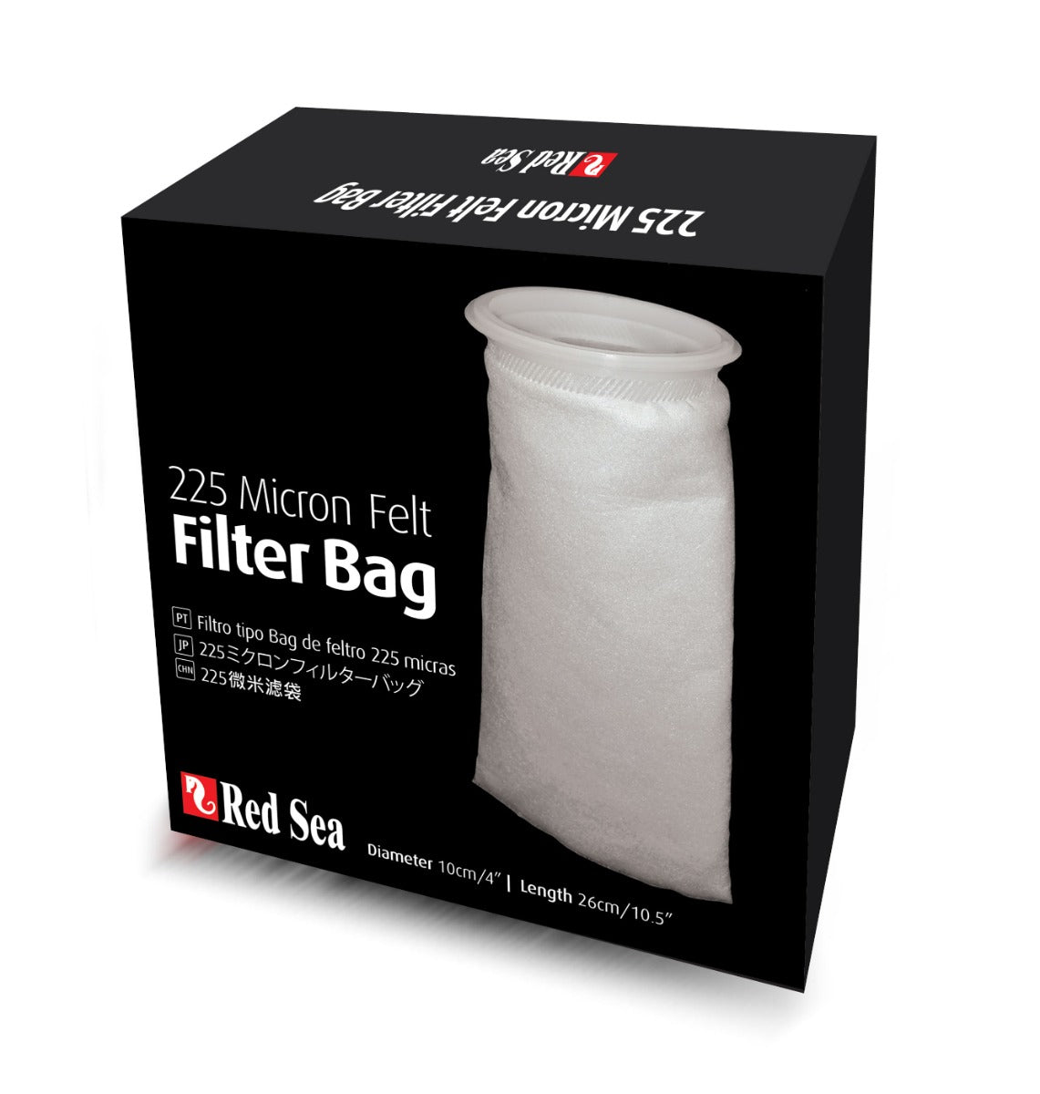 Red Sea 225 Micron Felt Filter Sock - 4" x 10.5"
