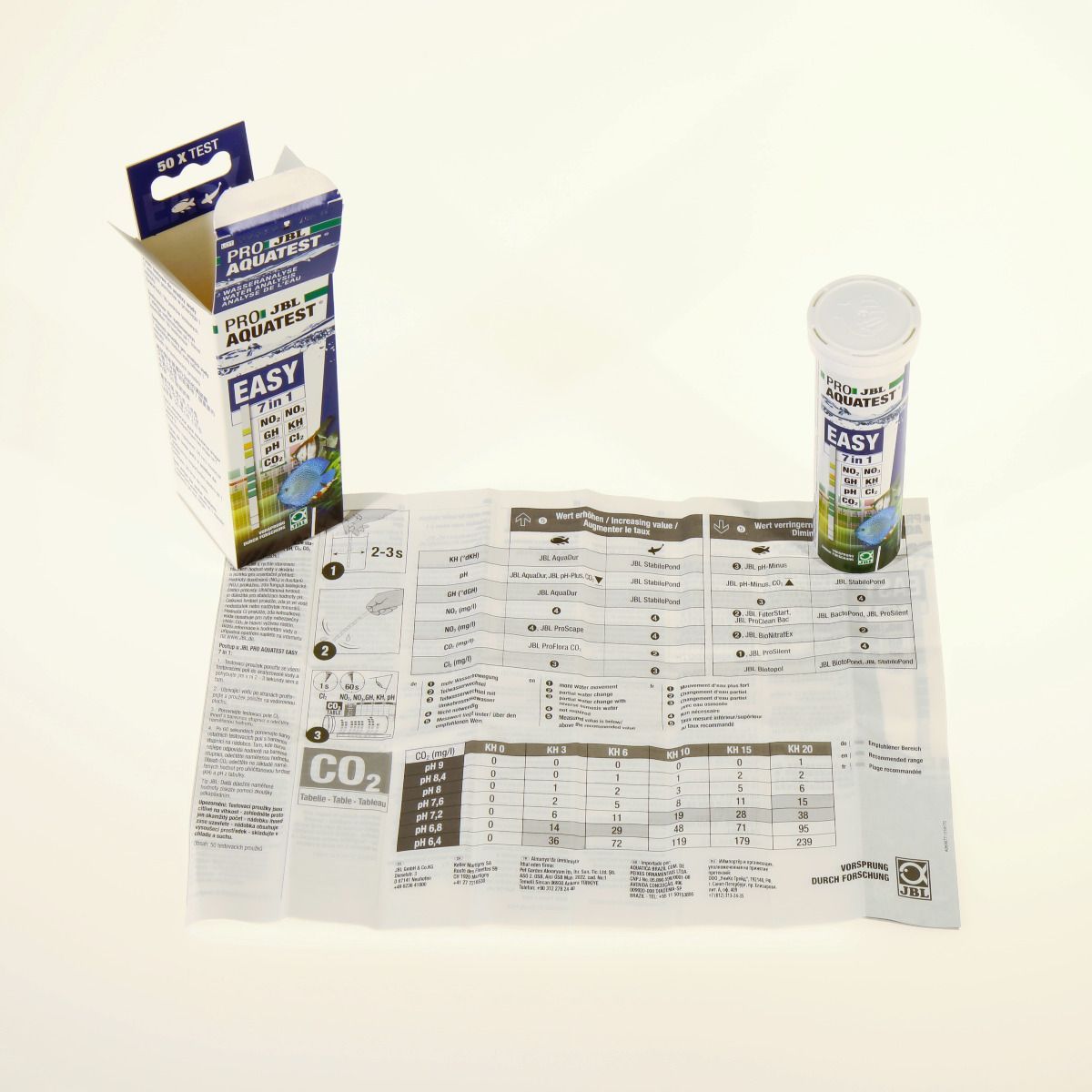 JBL Pro AquaTest Easy 7in1 Test Kit (50 Tests)