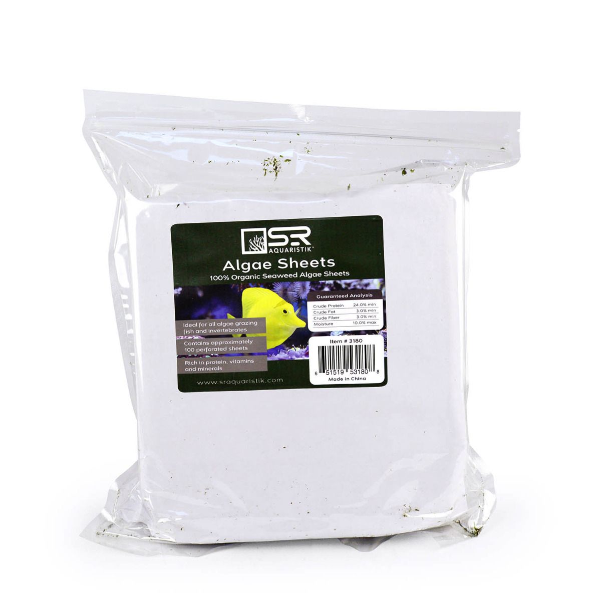 SR Aquaristik Organic Seaweed Algae 100 Full Sheets