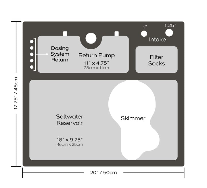 SR Aquaristik Pro Sump 80 Filtration Sump