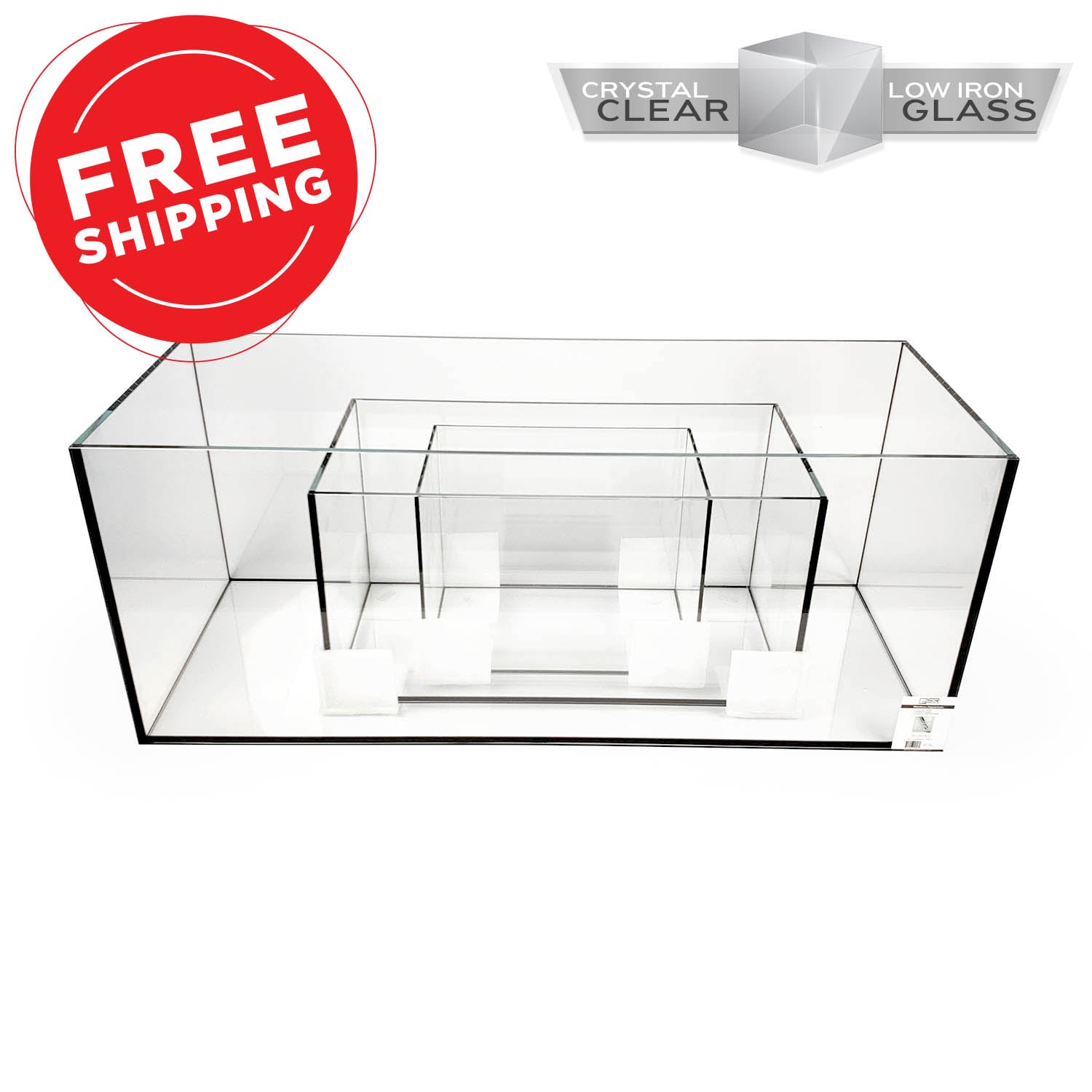 rimless glass aquariums