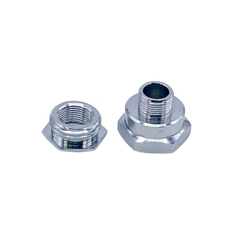 SR Aquaristik Brass NPT Thread Pipe Fitting Converter-1/2 to 3/8 inch Comp