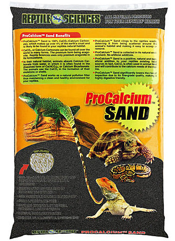 World Wide Imports Reptile Sciences Pro Calcium Reptile Sand - 10lbs