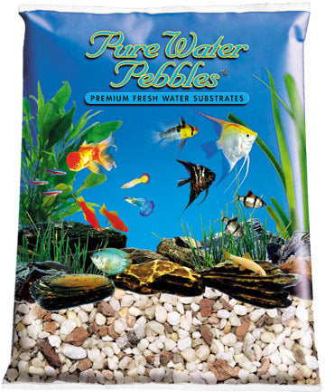World Wide Imports Pure Water Pebbles Premium Freshwater Natural Substrate