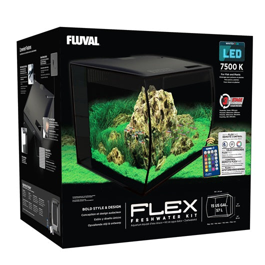 Hagen Fluval FLEX Freshwater Aquarium Kit - 57 L (15 US gal)