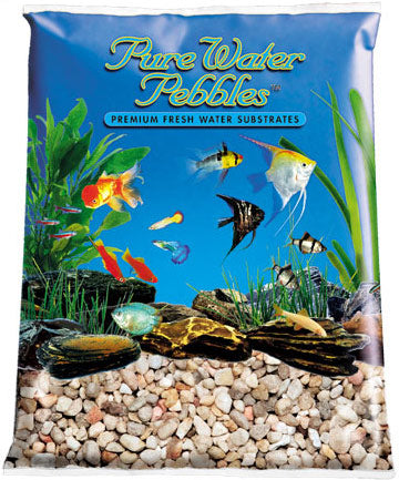 World Wide Imports Pure Water Pebbles Premium Freshwater Natural Substrate