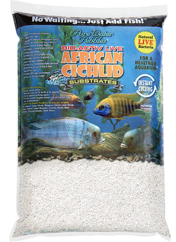 Pure Water Pebbles Natural White Cichlid Sand 20 lbs www.zooxae.com