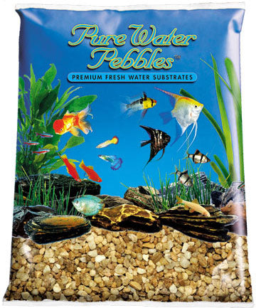 World Wide Imports Pure Water Pebbles Premium Freshwater Natural Substrate