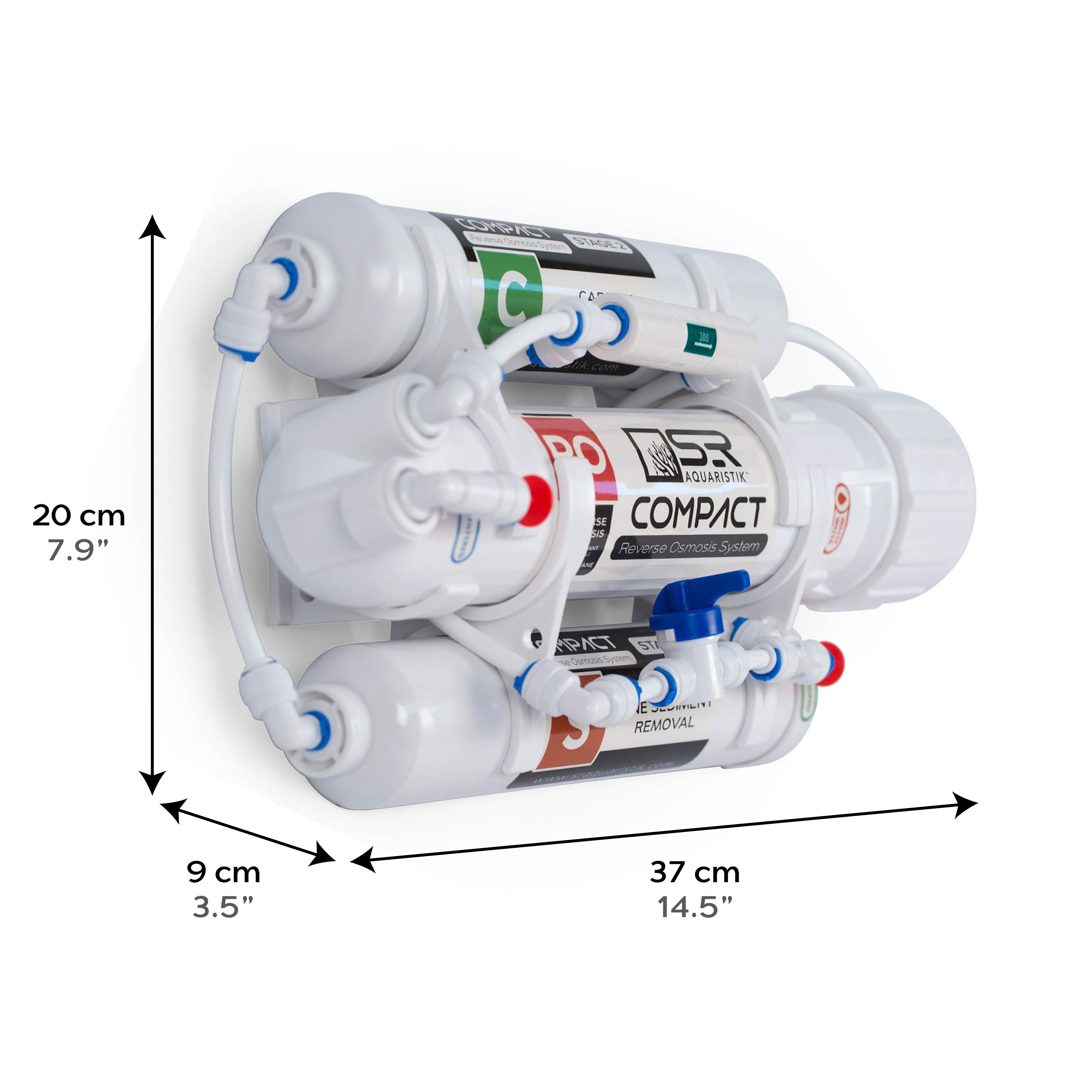 SR Aquaristik Compact 3 Stage RO System