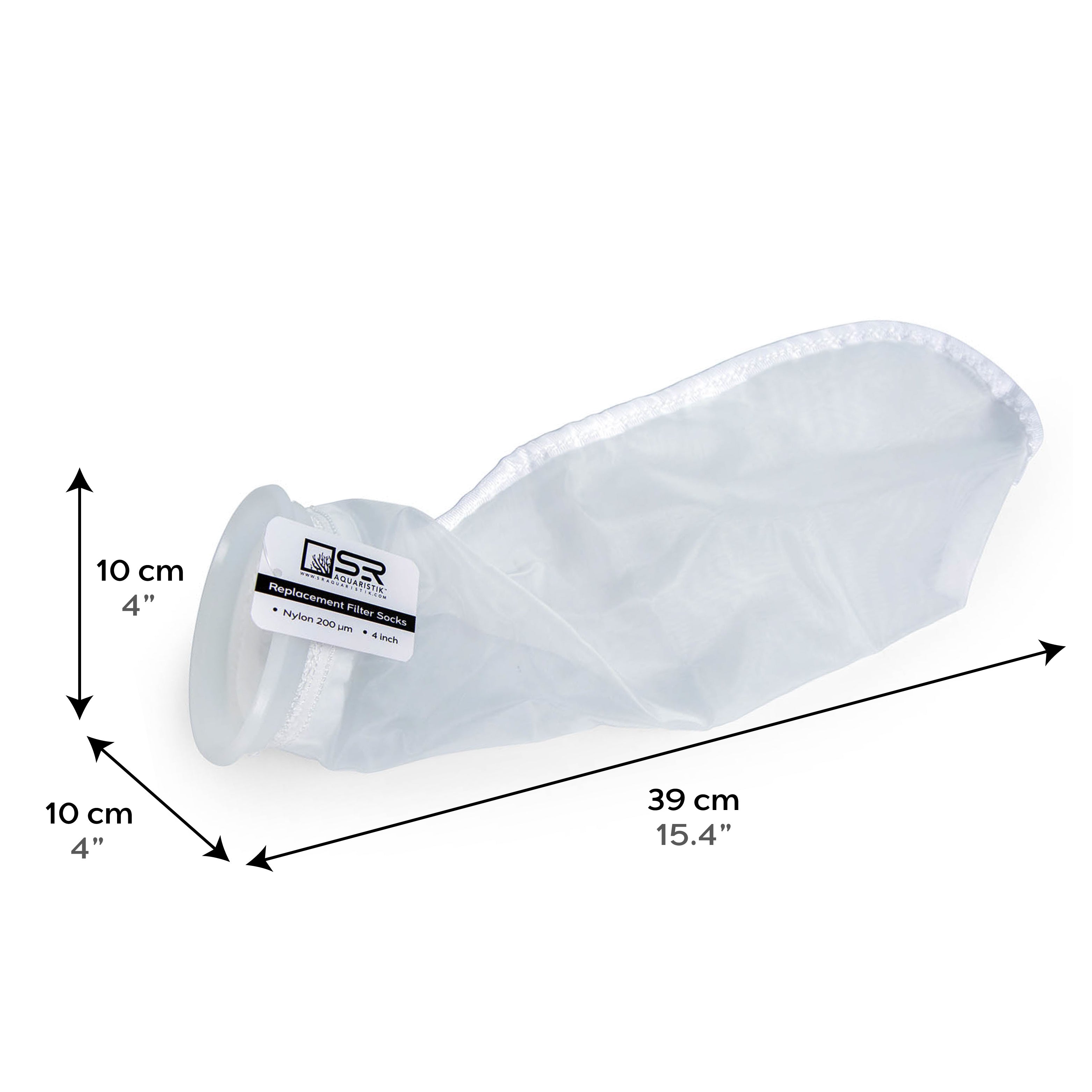 SR Aquaristik 4" Nylon Filter Sock (200 micron)