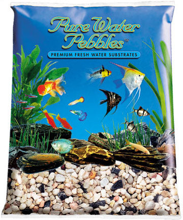 World Wide Imports Pure Water Pebbles Premium Freshwater Natural Substrate
