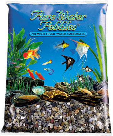 World Wide Imports Pure Water Pebbles Premium Freshwater Natural Substrate