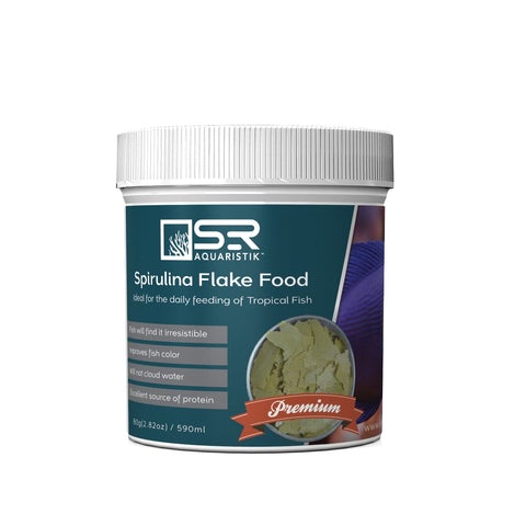 SR Aquaristik Premium Spirulina Flake Food