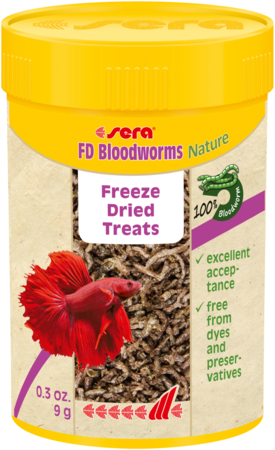 Sera FD Bloodworms Nature Freeze Dried Treats