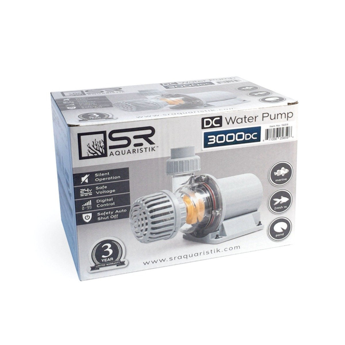 SR Aquaristik Adjustable Flow DC Water Pumps