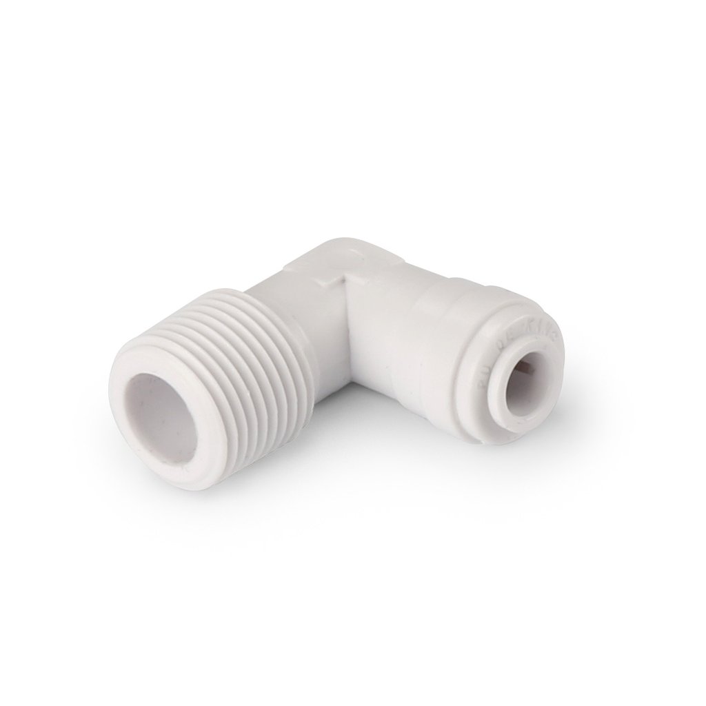 SR Aquaristik 1/4" Push x 1/2" MPT Elbow Fitting