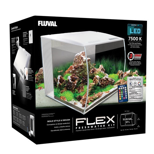 Hagen Fluval FLEX Freshwater Aquarium Kit - 57 L (15 US gal)
