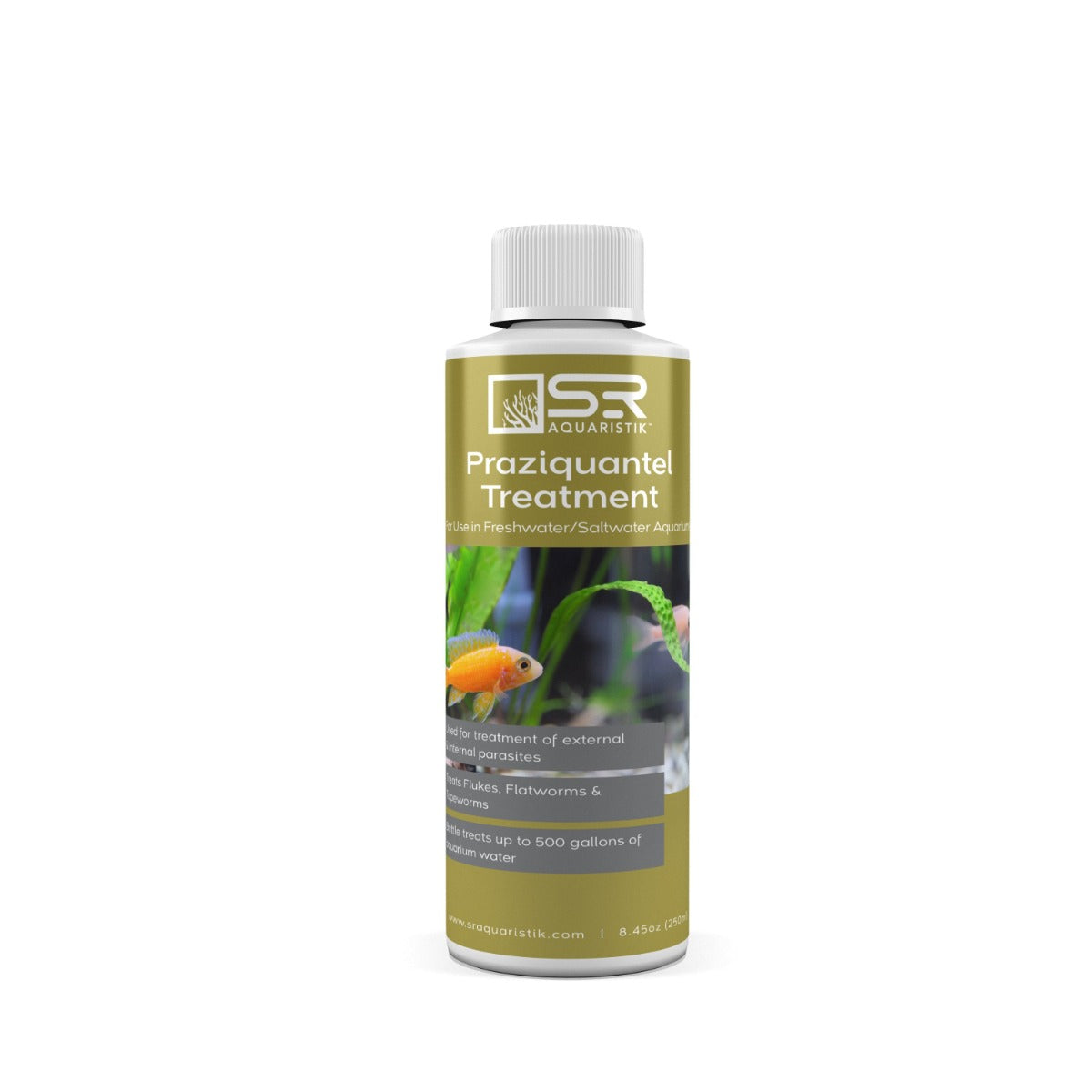 SR Aquaristik Liquid Praziquantel Solution 250ml