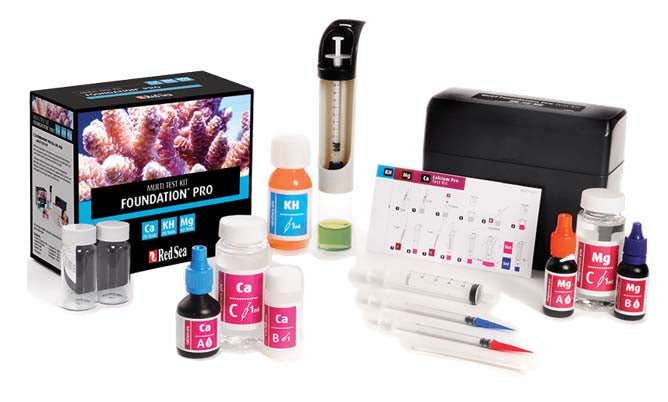 Red Sea Foundation Pro Multi Test Kit (Ca,Alk,Mg) - 75/75/100 tests