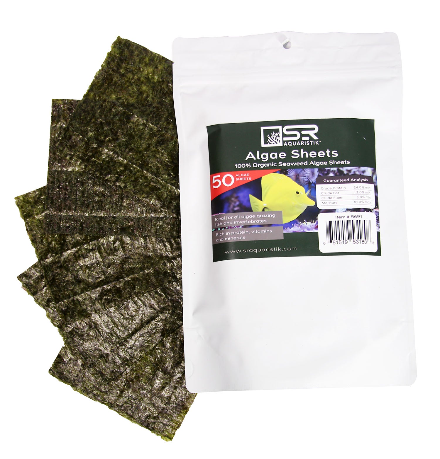 SR Aquaristik Organic Seaweed Algae Sheets