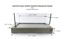Load image into Gallery viewer, SR Aquaristik Architectural Cement Aquarium Stand 60cm x 25cm (23.62&quot; x 9.84&quot;)
