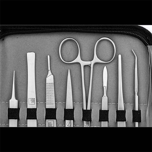SR Aquaristik Deluxe Stainless Steel Fragging Tool Kit with Deluxe Case (15 PCS)