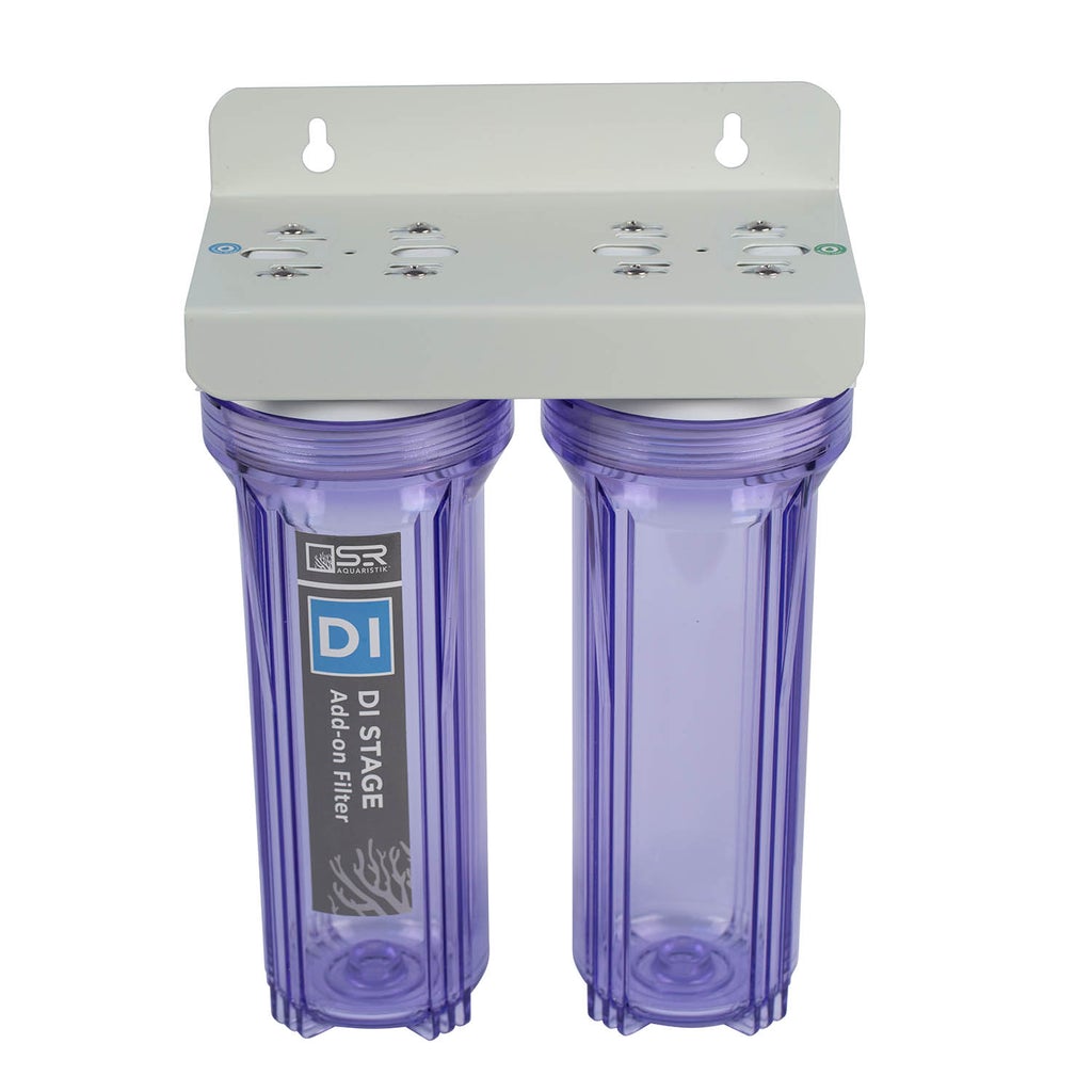 SR Aquaristik 10" Dual Reverse Osmosis and Reactor Canister with Mounting Bracket