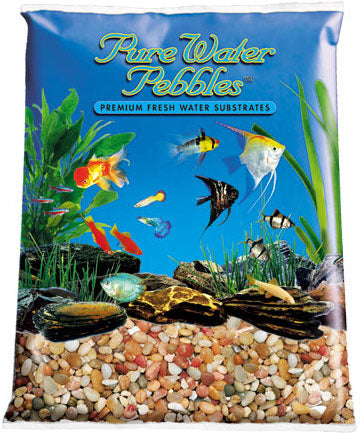 World Wide Imports Pure Water Pebbles Premium Freshwater Natural Substrate