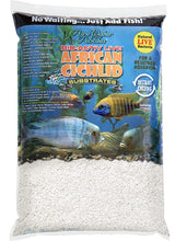 Load image into Gallery viewer, World Wide Imports Pure Water Pebbles Bio-Activ Live Cichlid Substrate - Natural White Live 20 lbs