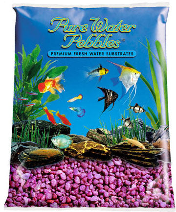 World Wide Imports Pure Water Pebbles Premium Freshwater Neon Substrate
