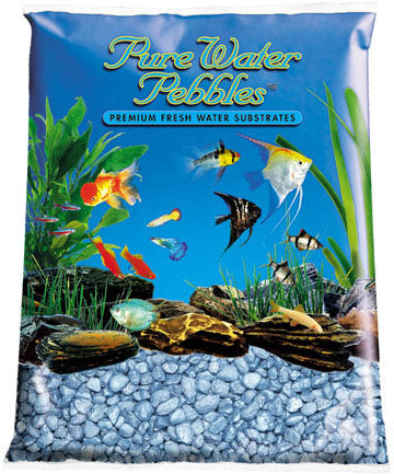 World Wide Imports Pure Water Pebbles Premium Fresh Water Frosted Substrate