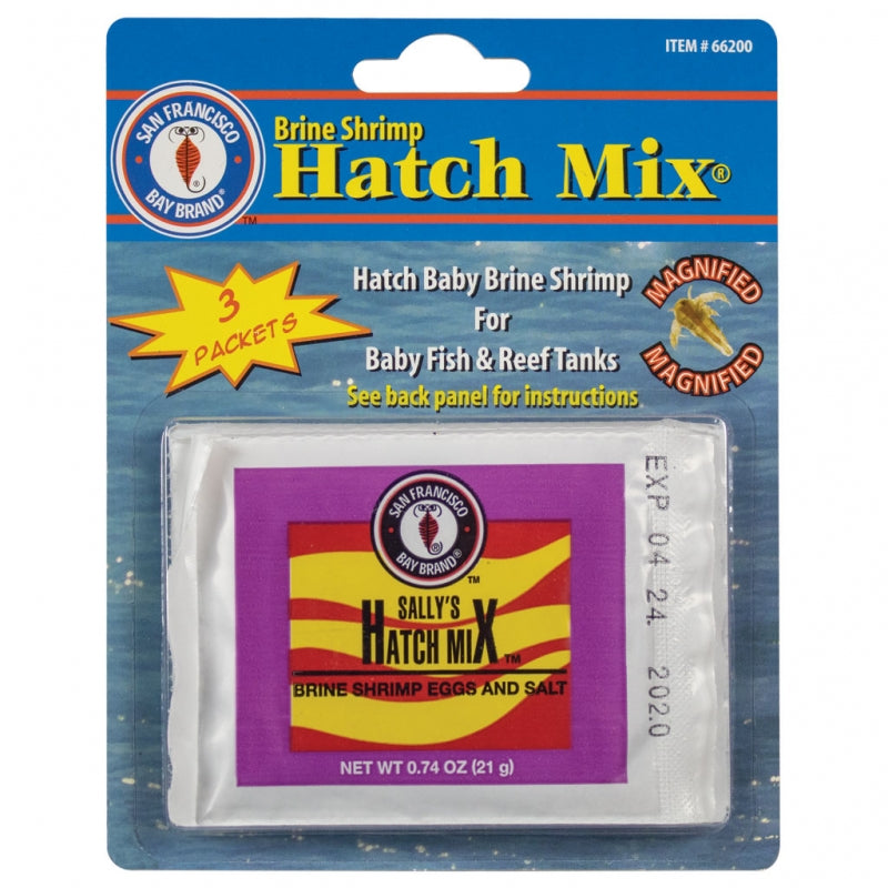 San Francisco Bay Brine Shrimp Hatch Mix 3pk