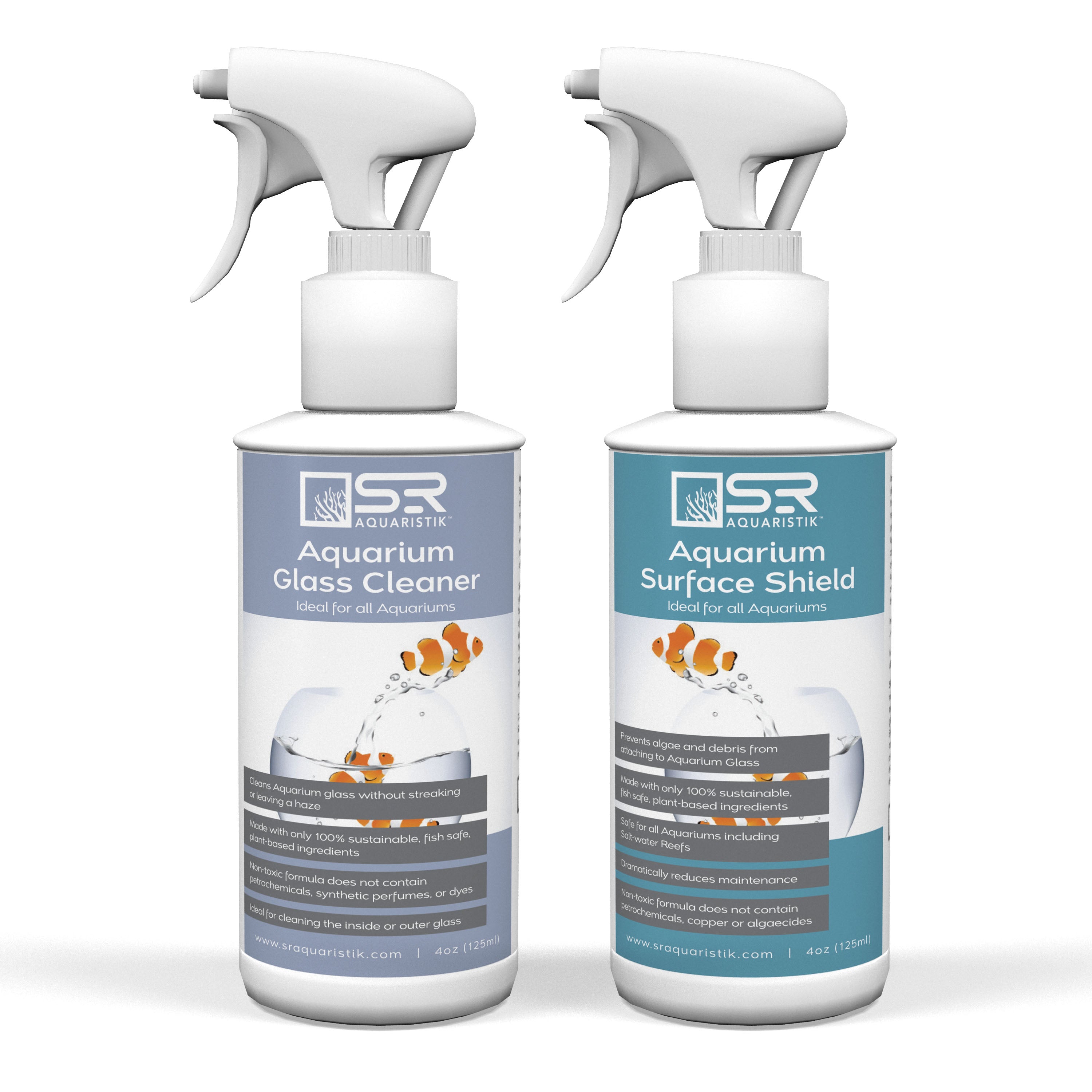 SR Aquaristik Glass Cleaner & Surface Shield Spray Combo Packs