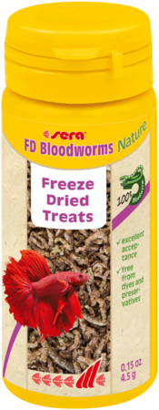 Sera FD Bloodworms Nature Freeze Dried Treats